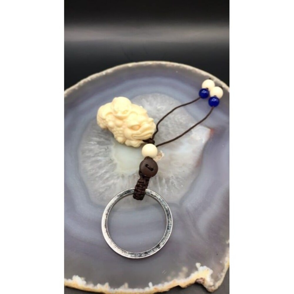 Carved  Pixiu Keychain